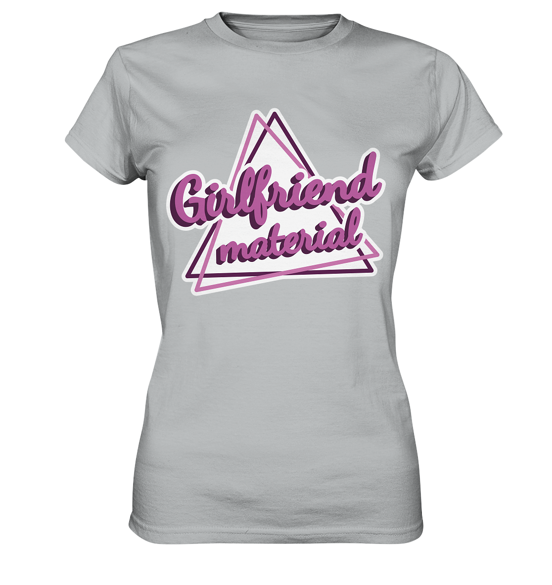 Girlfriend material - Ladies Premium Shirt