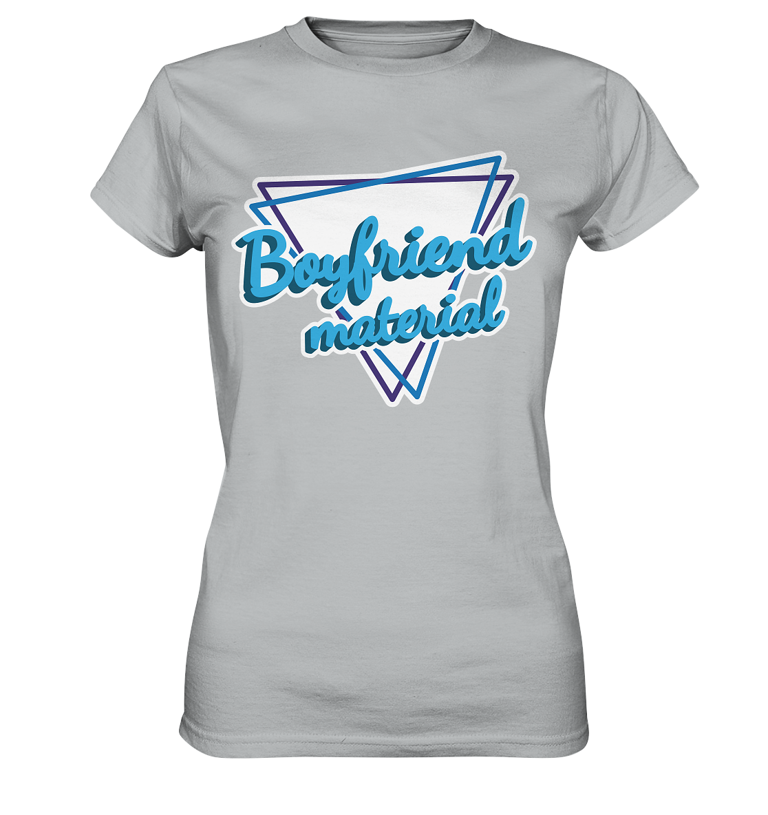 Boyfriend material - Ladies Premium Shirt