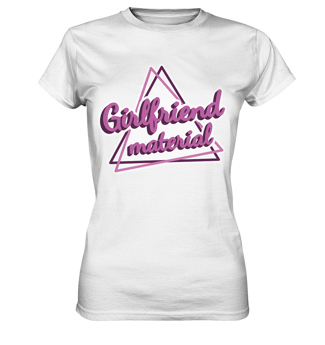 Girlfriend material - Ladies Premium Shirt