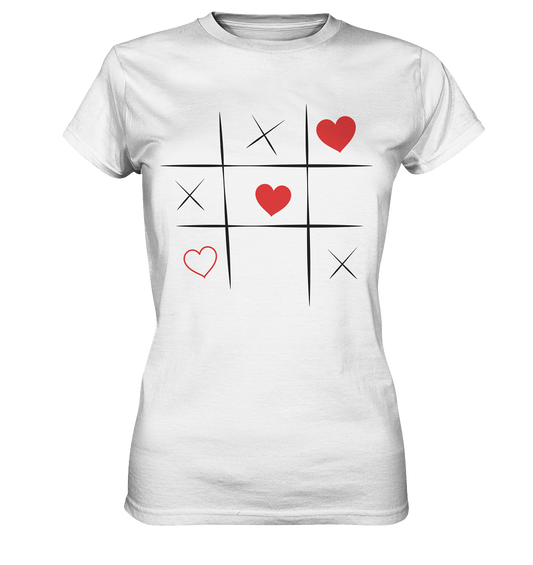 Tic-Tac-Love - Ladies Premium Shirt