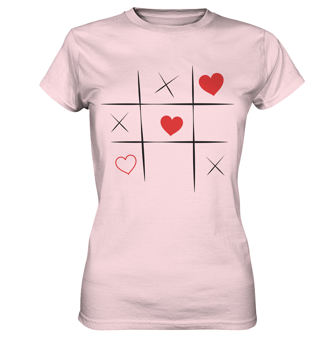 Tic-Tac-Love - Ladies Premium Shirt