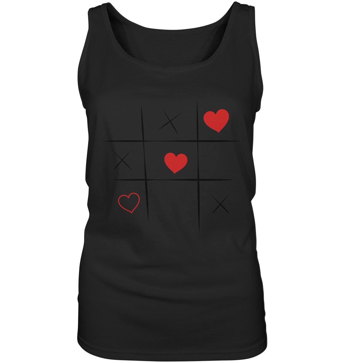 Tic-Tac-Love - Ladies Tank-Top