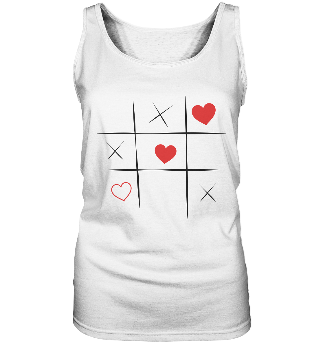 Tic-Tac-Love - Ladies Tank-Top