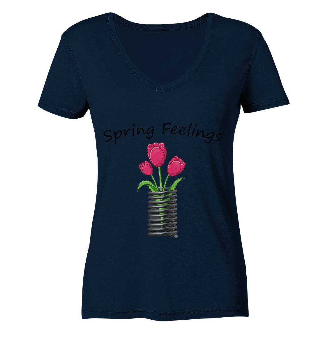 Spring Feelings - Ladies V-Neck Shirt