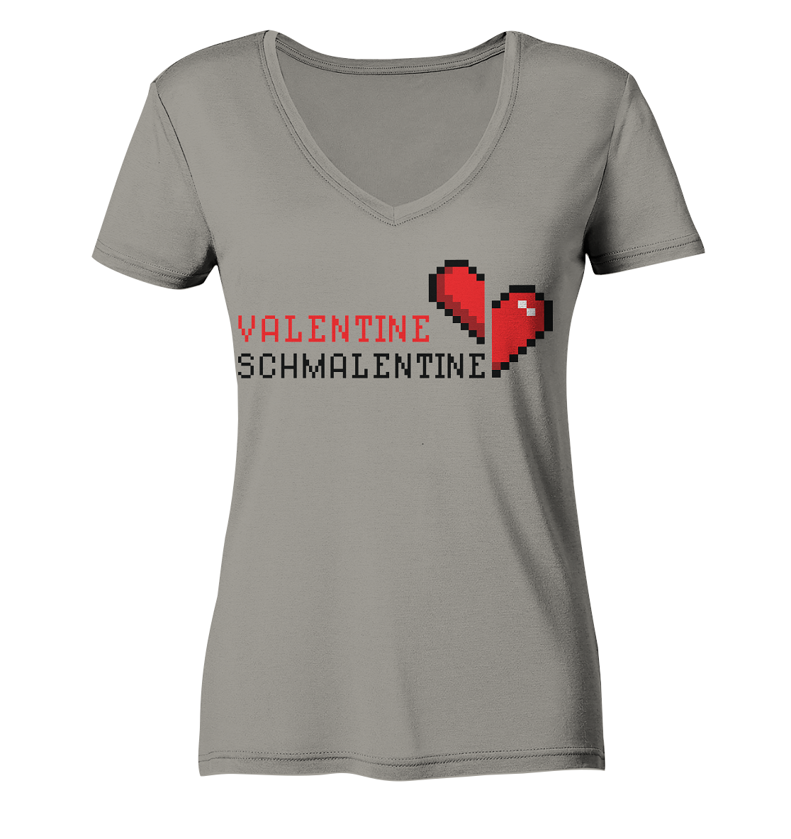 Valentine Schmalentine - Ladies V-Neck Shirt