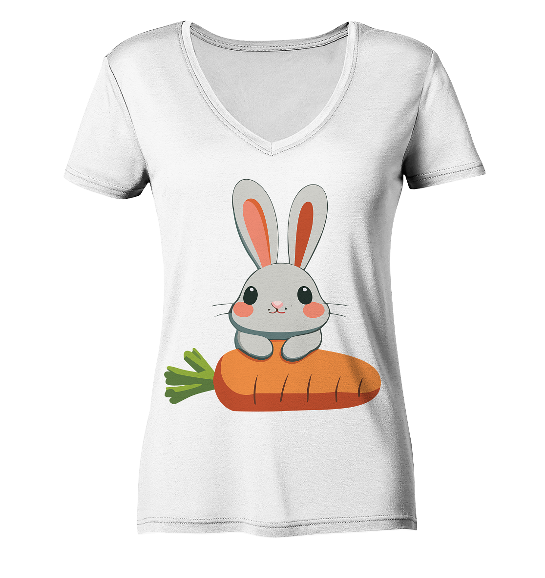 Mein Name ist Hase - Ladies V-Neck Shirt