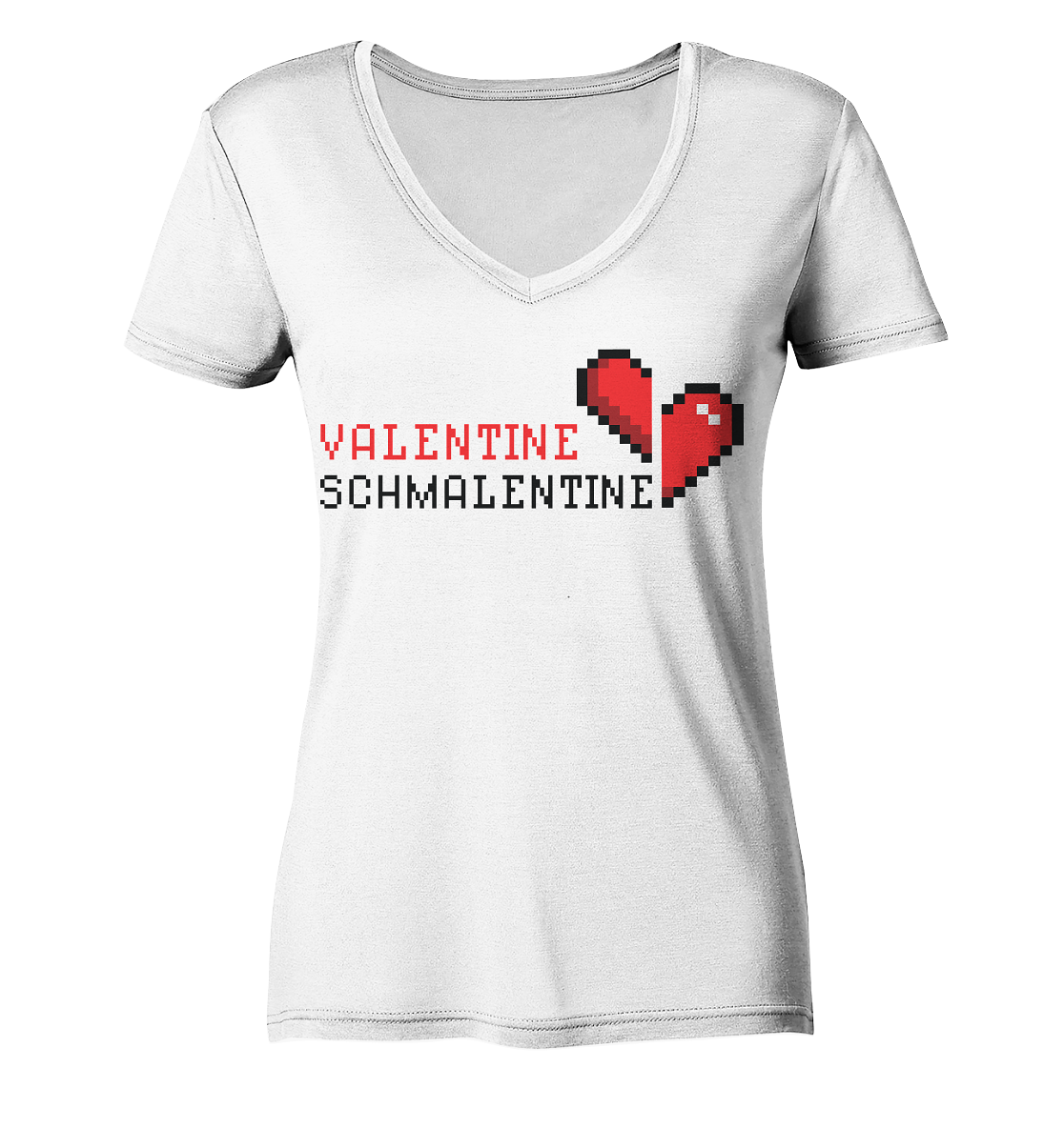 Valentine Schmalentine - Ladies V-Neck Shirt