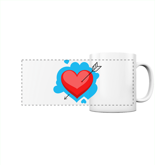 Heart - Panorama Tasse