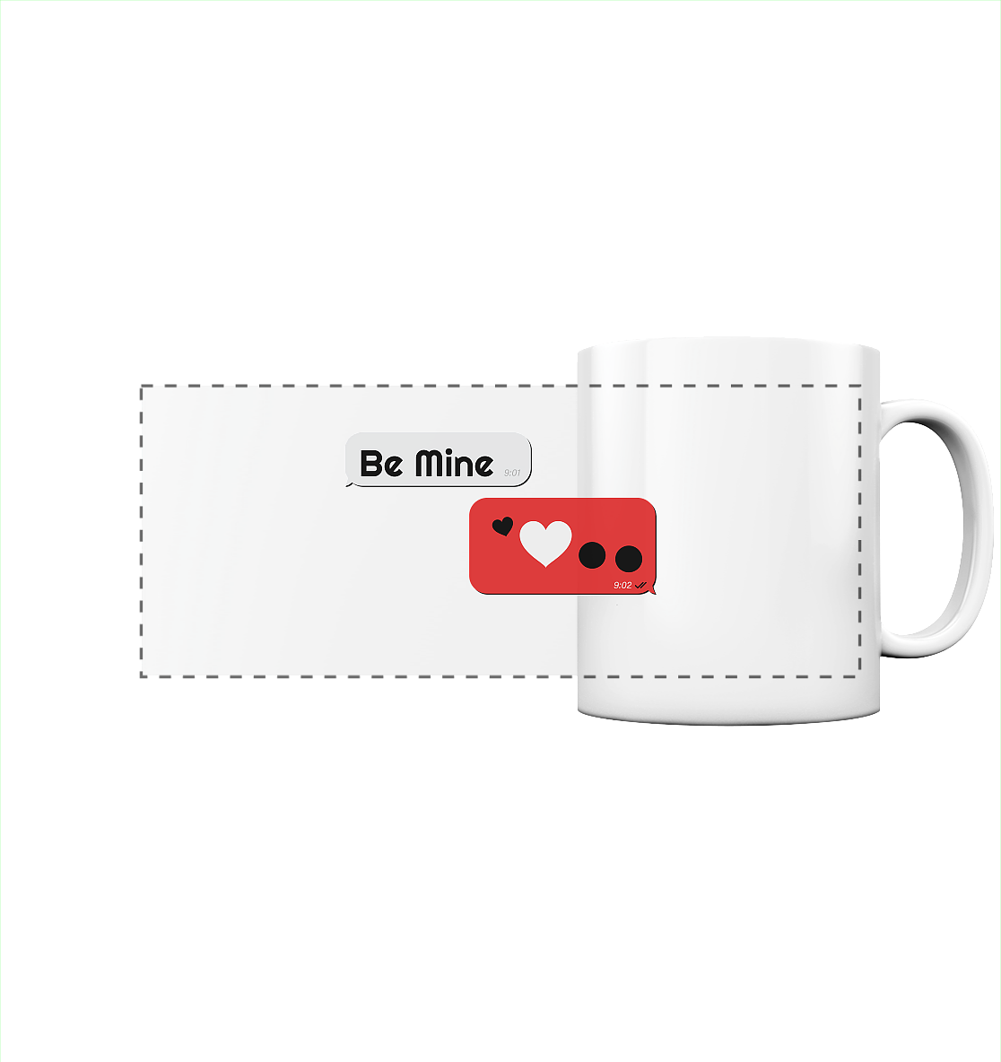 Be Mine - Panorama Tasse