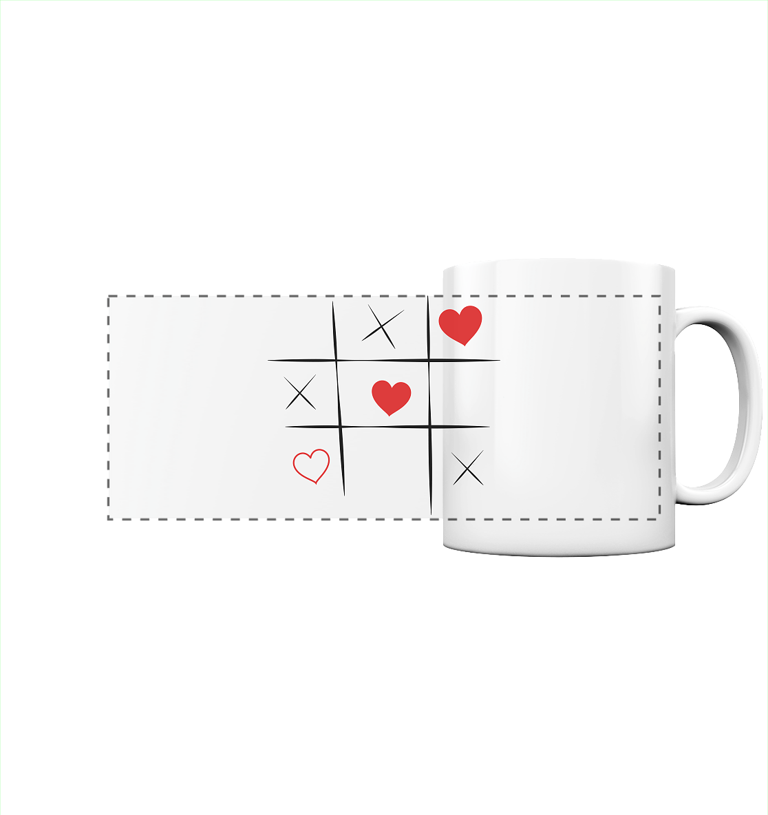 Tic-Tac-Love - Panorama Tasse