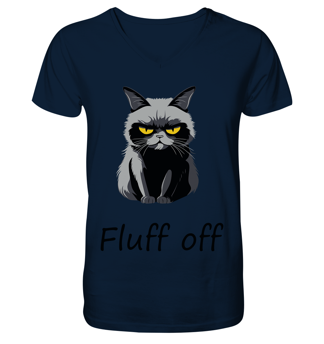 Fluff off - V-Neck Shirt