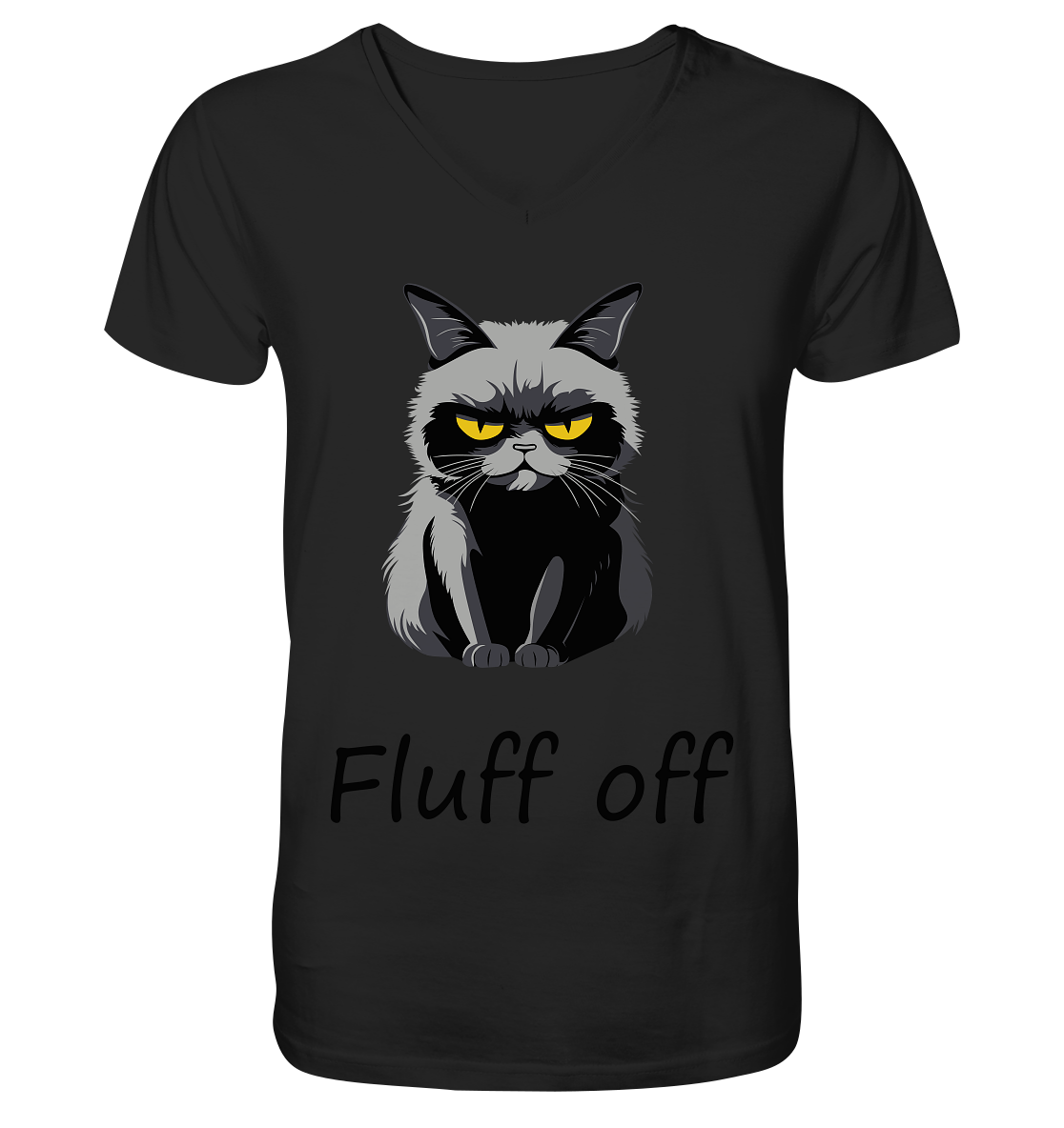 Fluff off - V-Neck Shirt