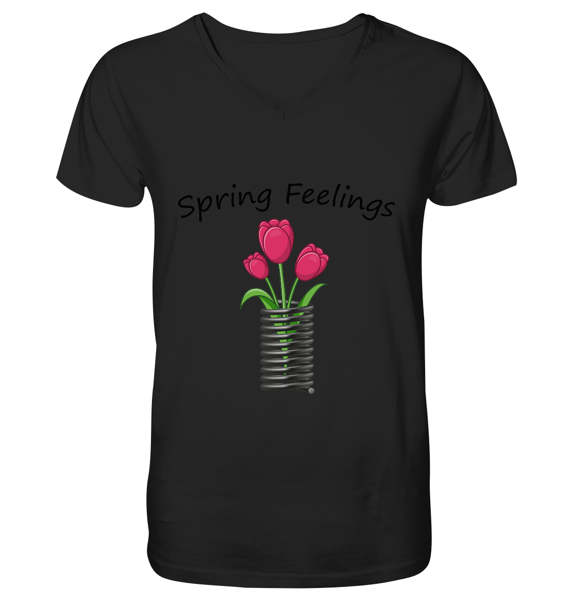 Spring Feelings - V-Neck Shirt