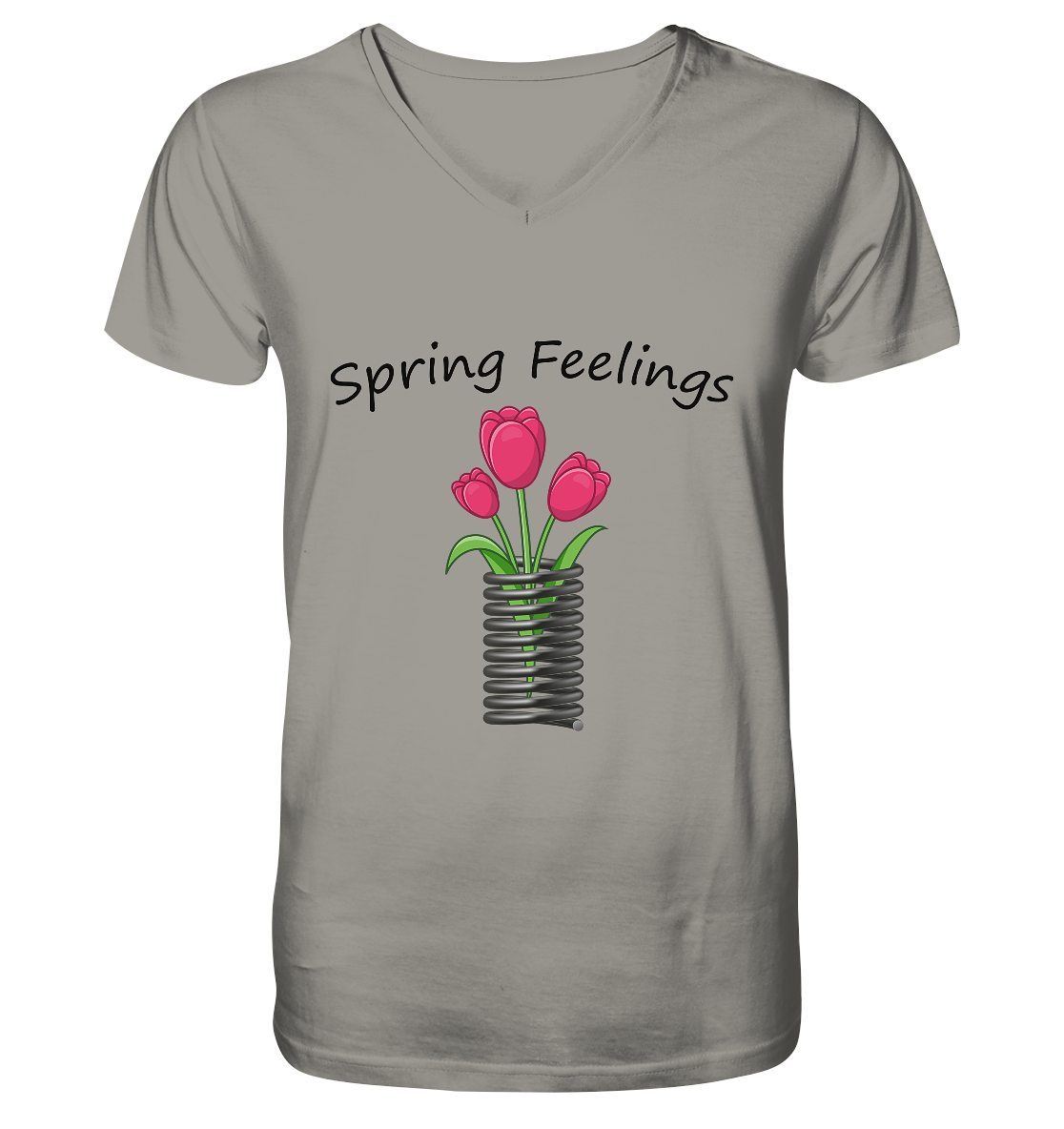 Spring Feelings - V-Neck Shirt