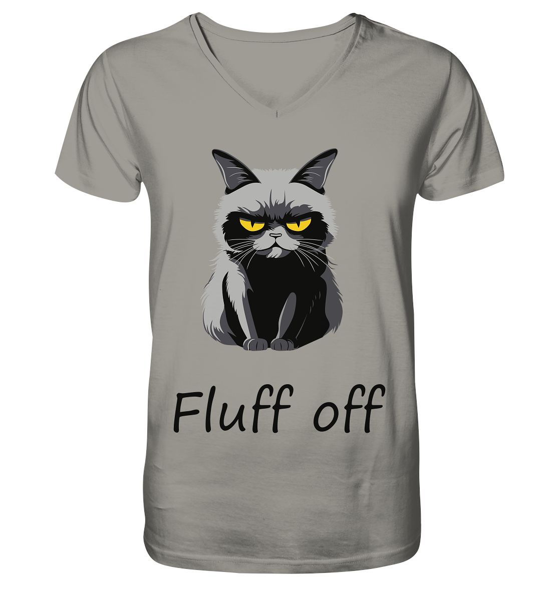 Fluff off - V-Neck Shirt