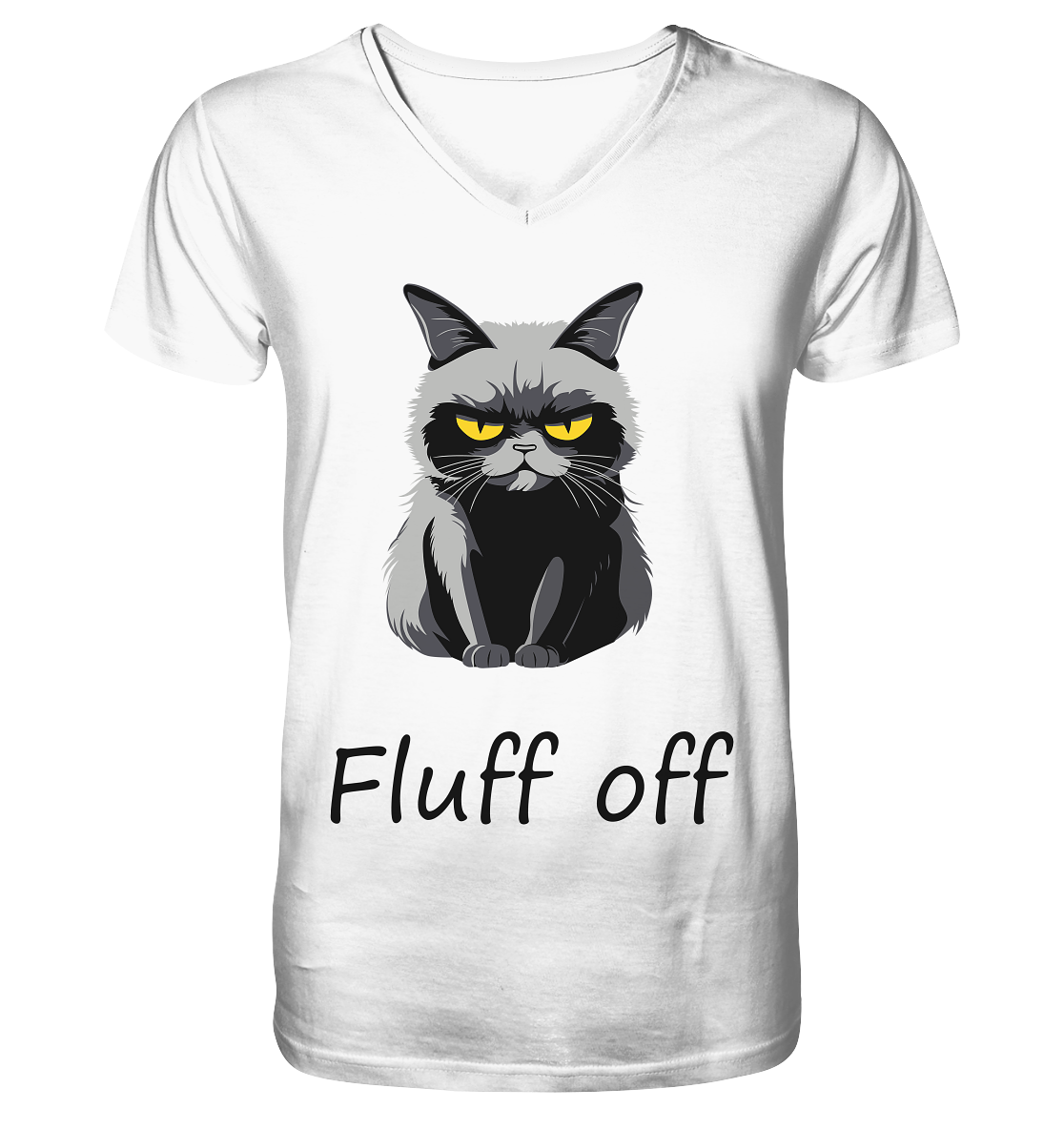 Fluff off - V-Neck Shirt