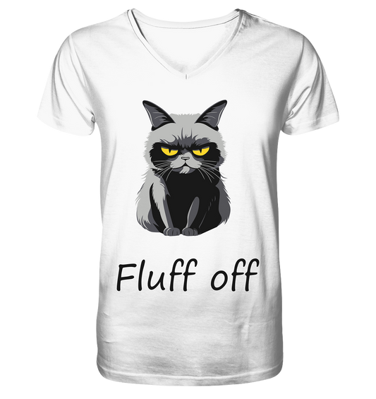 Fluff off - V-Neck Shirt