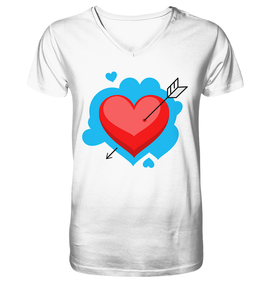 Heart - V-Neck Shirt